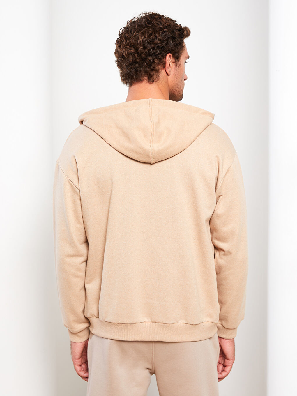 Hooded Long Sleeve Men's Sports Cardigan-4