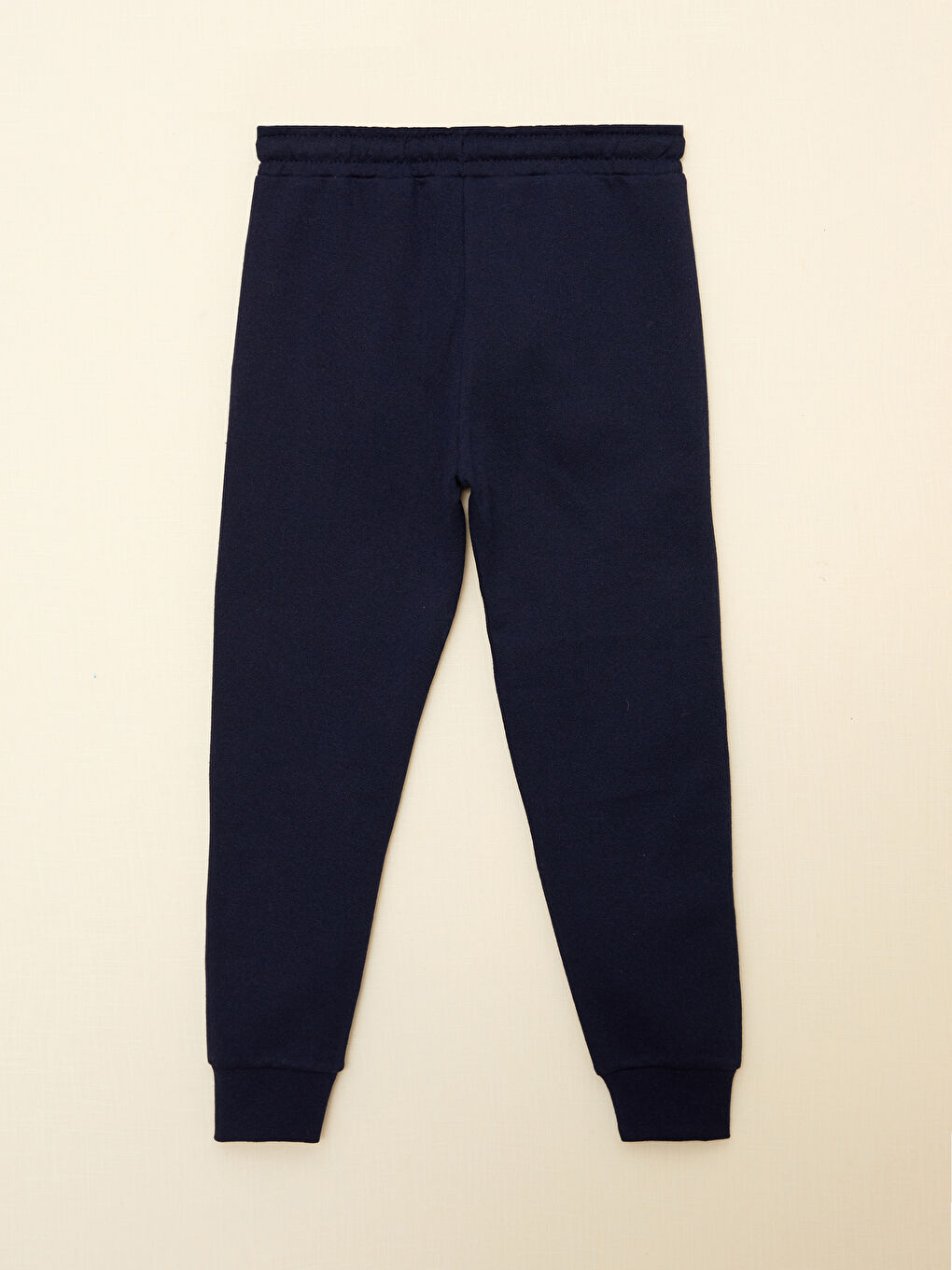Lacivert Beli Lastikli Basic Erkek Çocuk Jogger Eşofman Altı-1