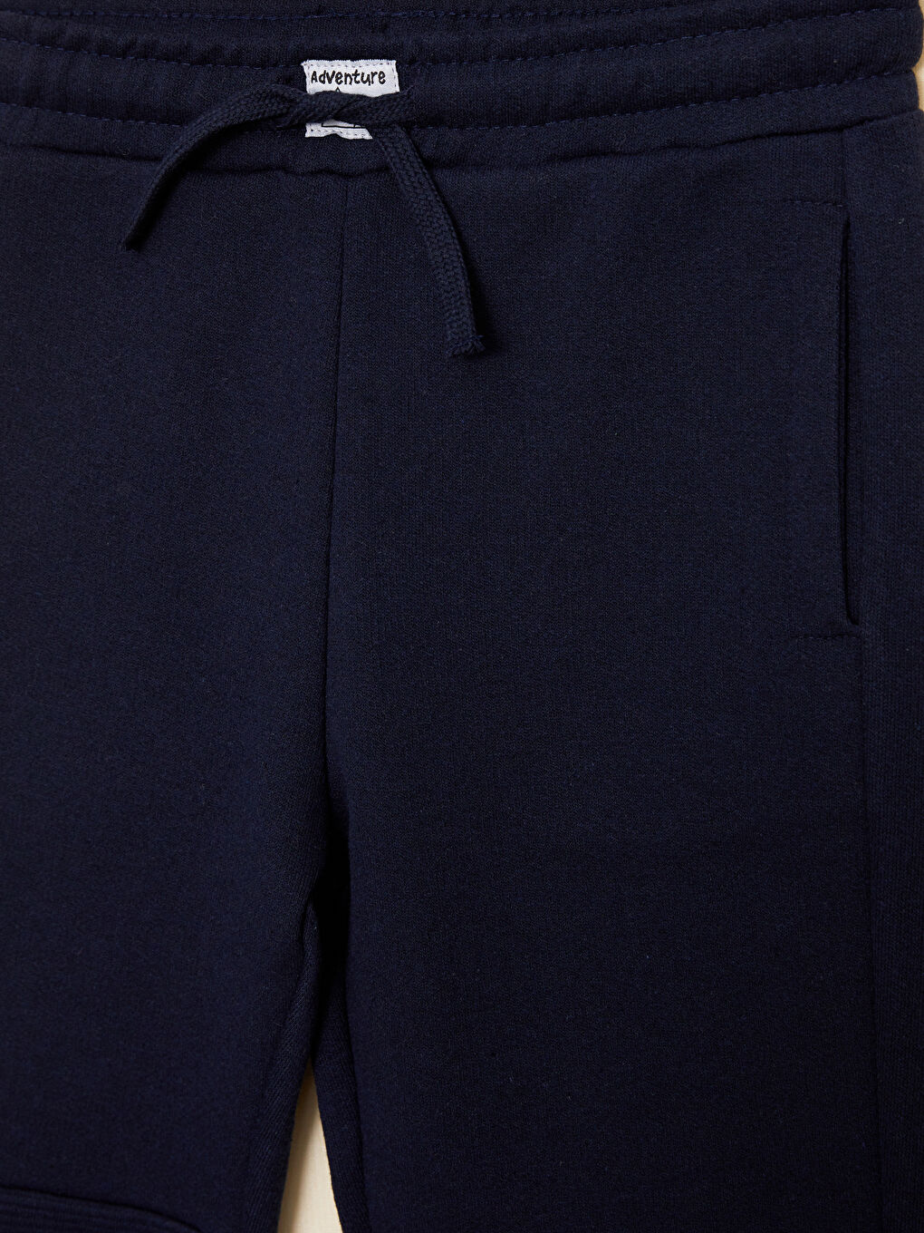 Lacivert Beli Lastikli Basic Erkek Çocuk Jogger Eşofman Altı-2