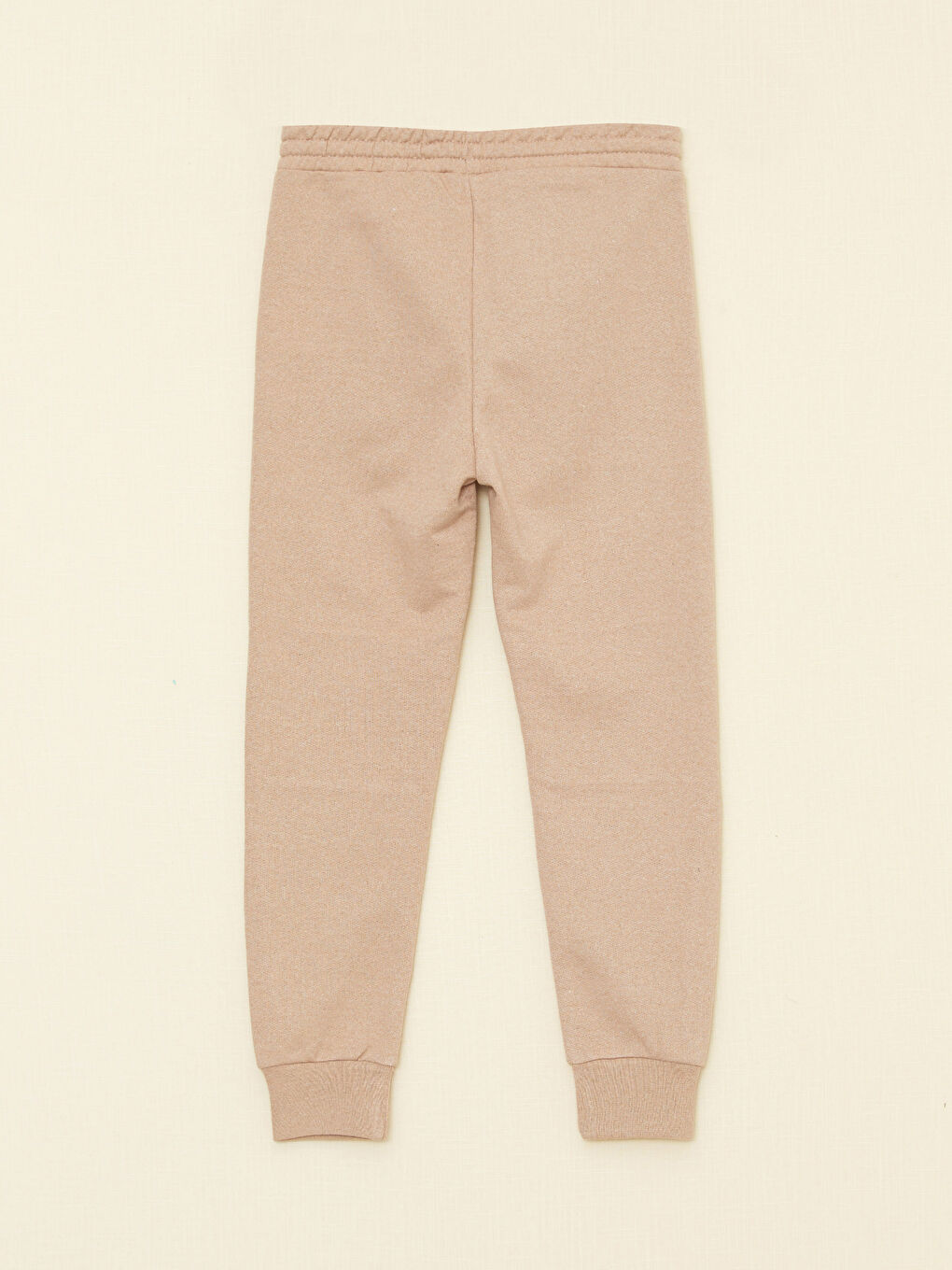 LCW ECO Bej Beli Lastikli Basic Erkek Çocuk Jogger Eşofman Altı - 1