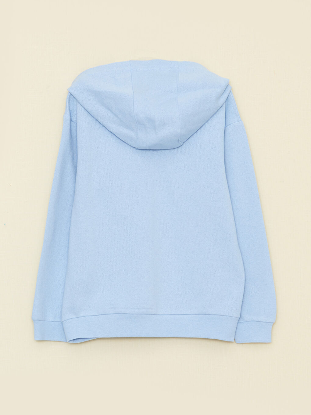 Hooded Basic Long Sleeve Boy Sweatshirt-1