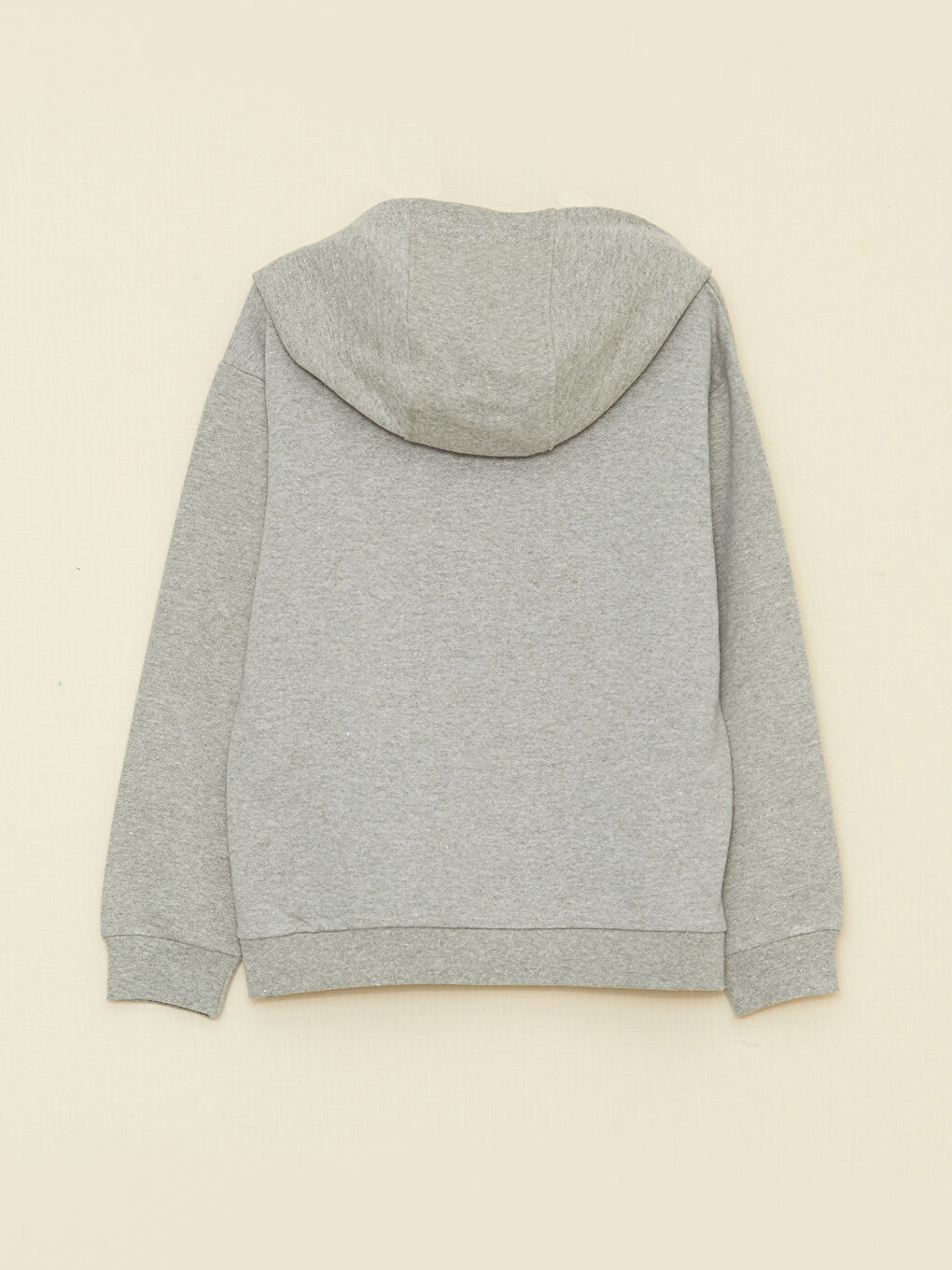 سويت شيرت أولاد سادة بكابوش كم طويل-1