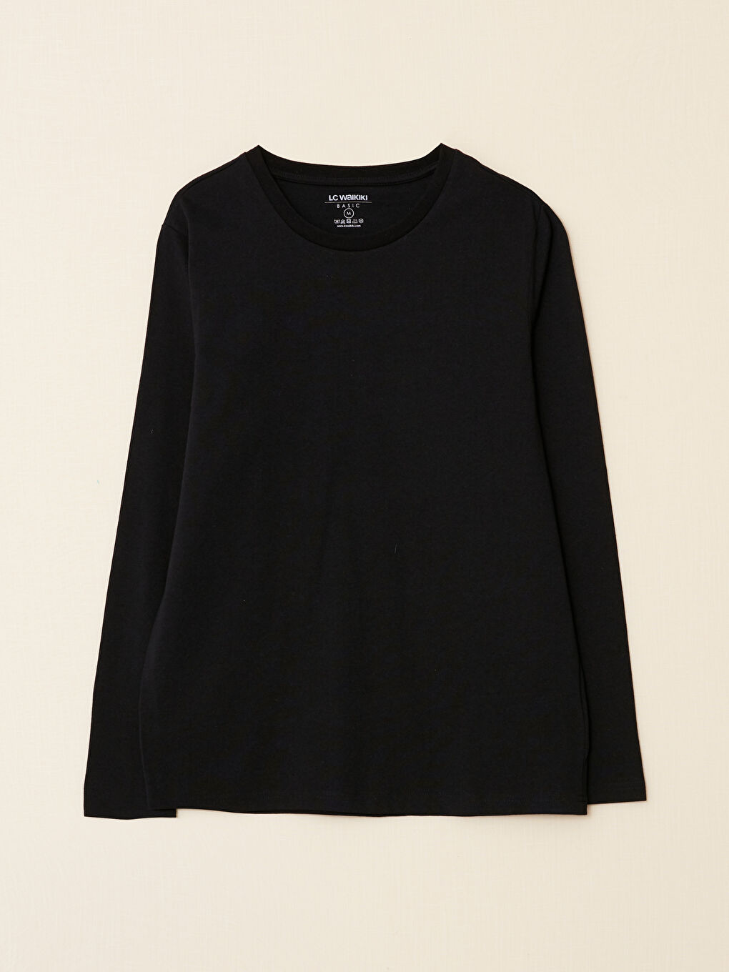 LCW ECO Crew Neck Long Sleeve Basic Men's T-shirt -W2FE27Z8-RQL