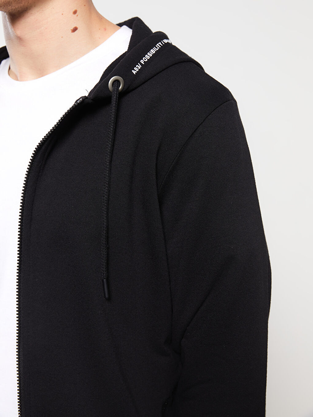 Hooded Long Sleeve Men's Sports Cardigan-3