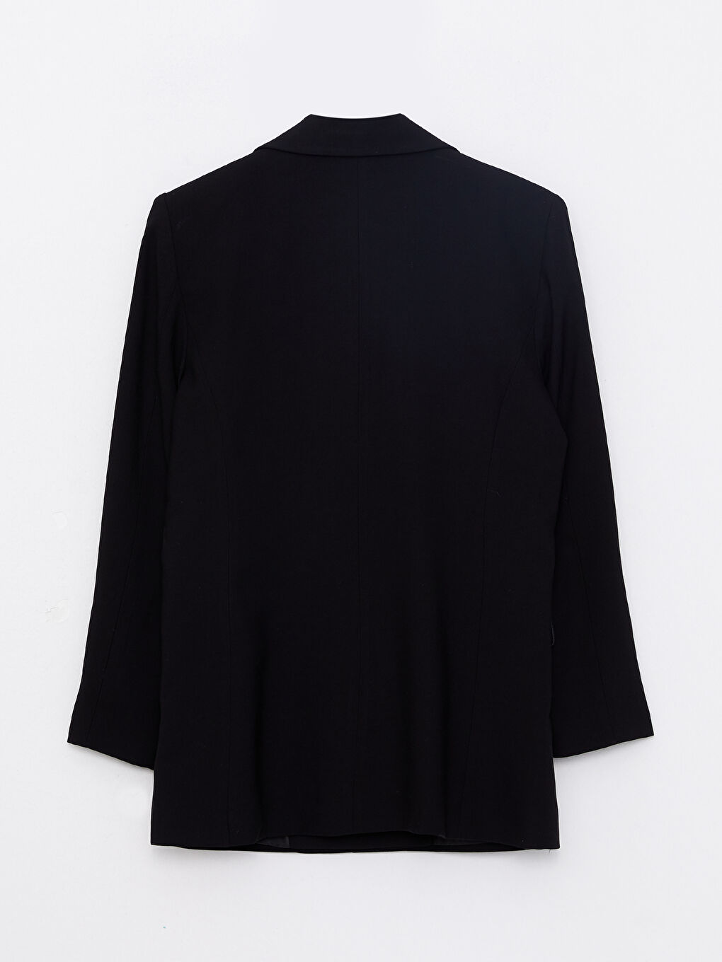 Buttoned Regular Long Sleeve Gabardine Women's Blazer Jacket-6