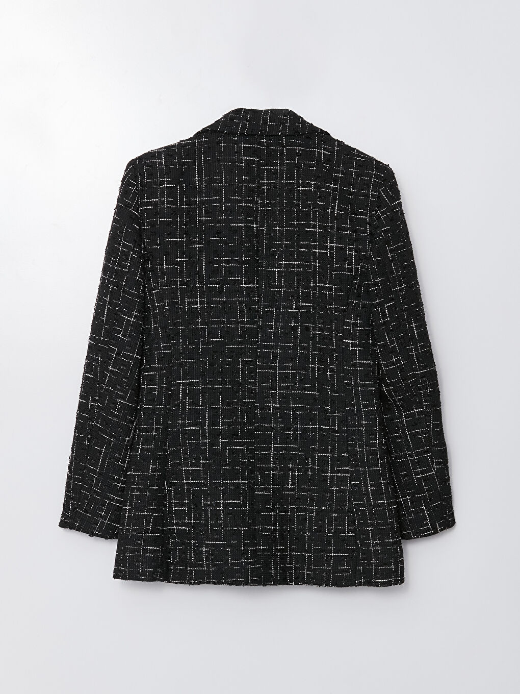 Sacou cu model, mânecă lungă pentru Femei-6