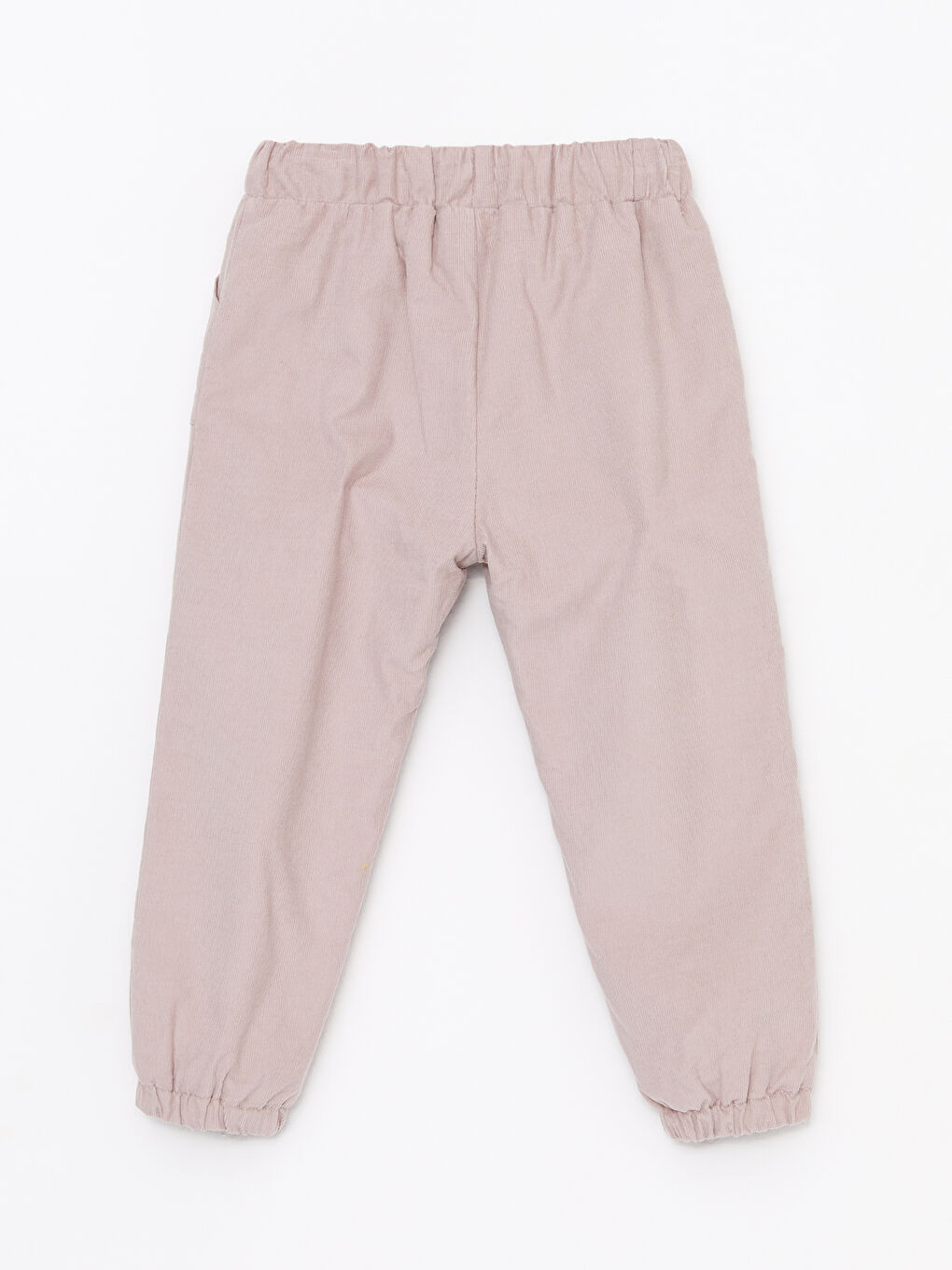 Базовые брюки для малышек девочек с эластичным поясом-1