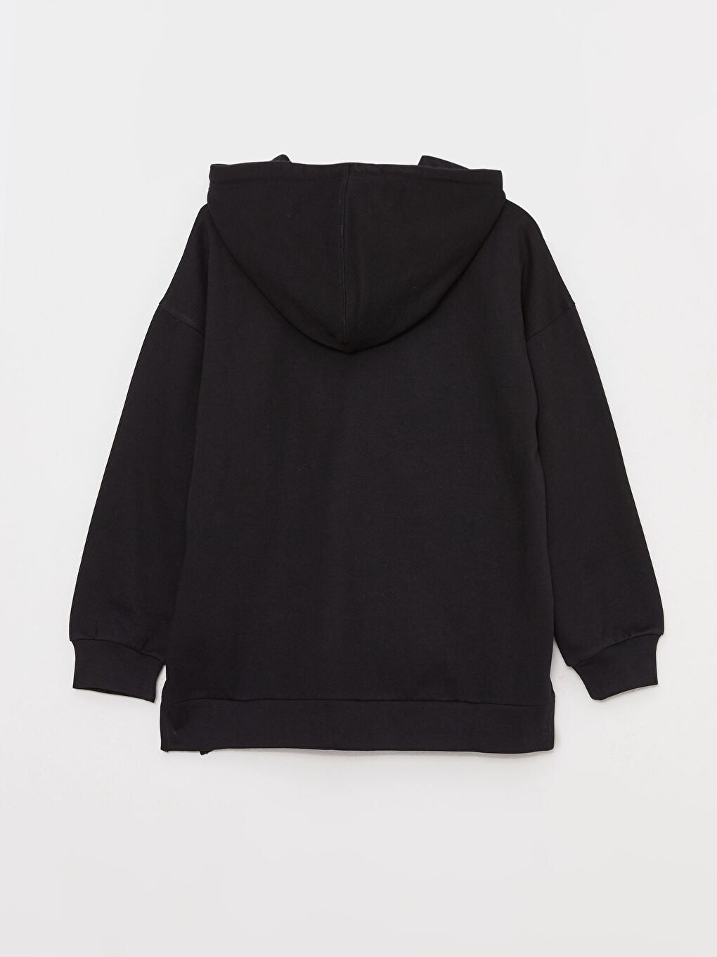 LCW Modest Hooded Plain Long Sleeve Oversize Women's Sweatshirt Tunic -W2FF64Z8-RQN