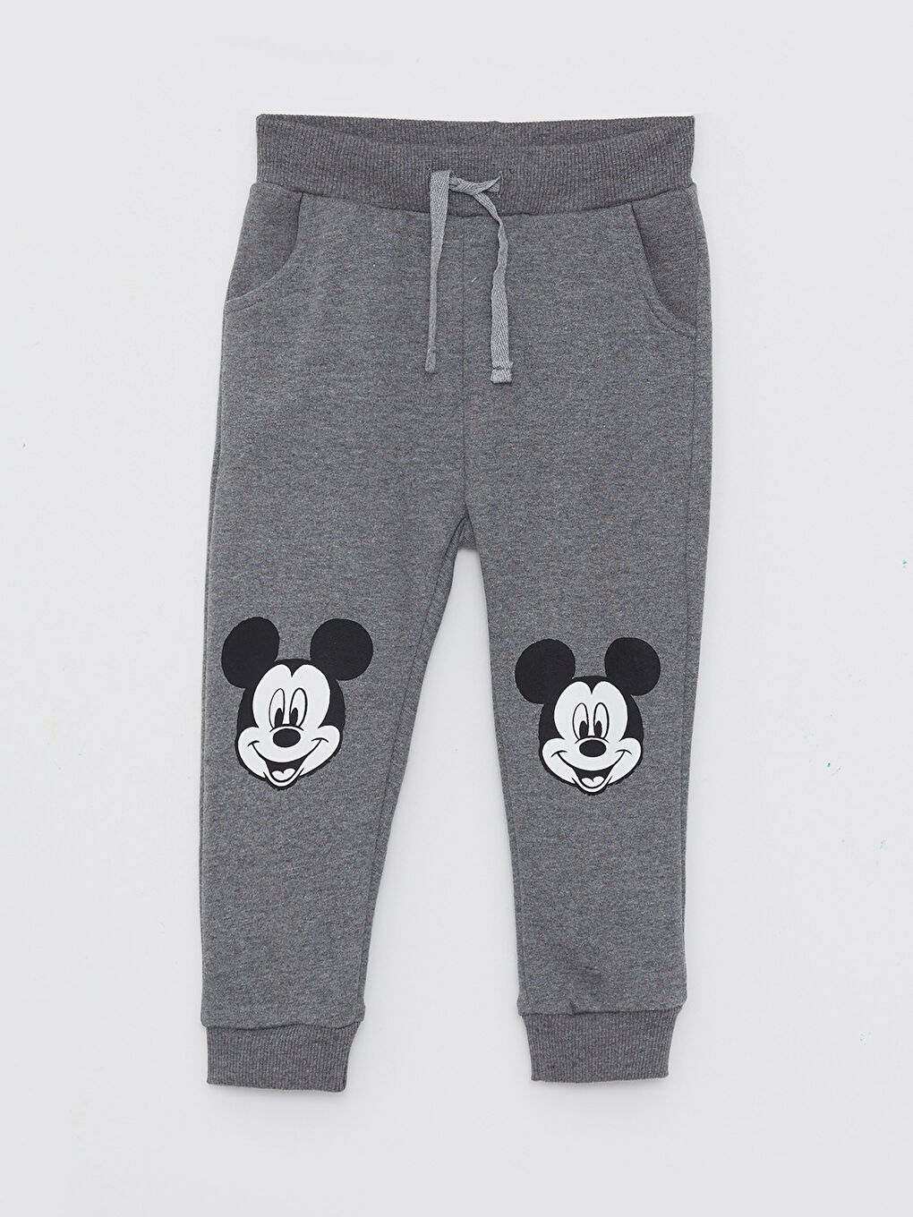 Elastic Waist Mickey Mouse Printed Baby Boys' Sweatpants