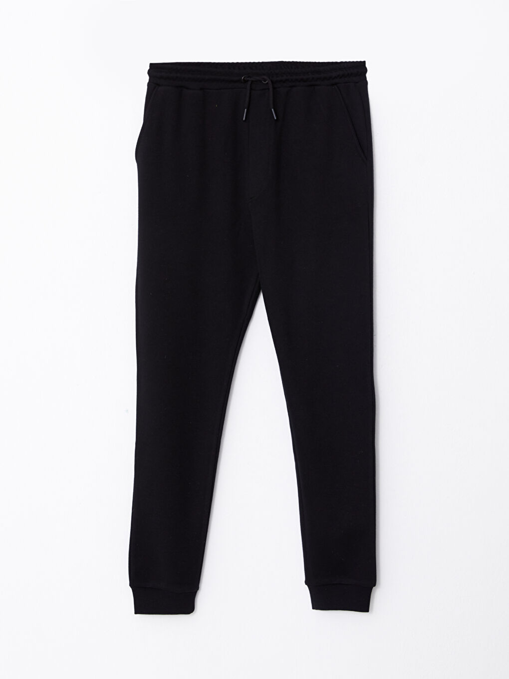 Siyah Standart Kalıp Erkek Jogger Eşofman Altı-5