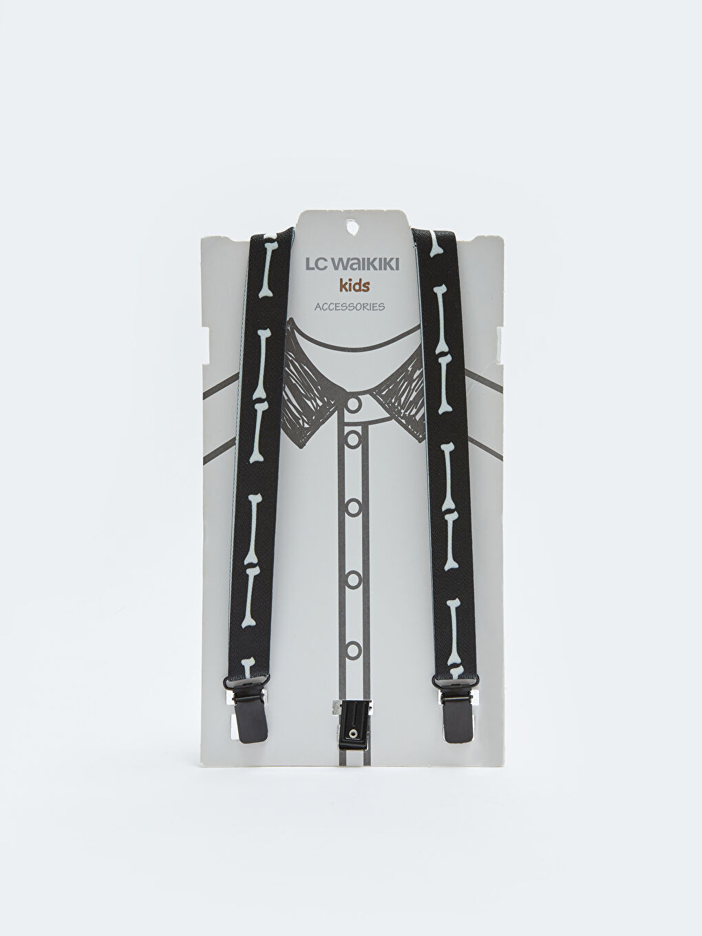 H12 Faux Leather Teenage Boys' Suspenders