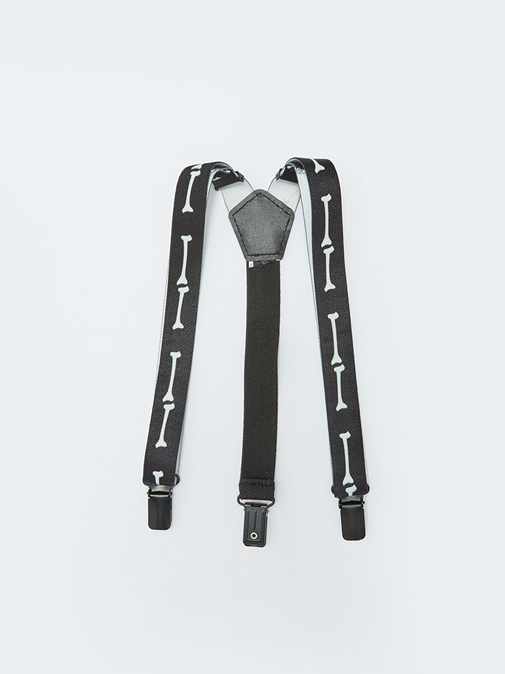 H12 Faux Leather Teenage Boys' Suspenders-2