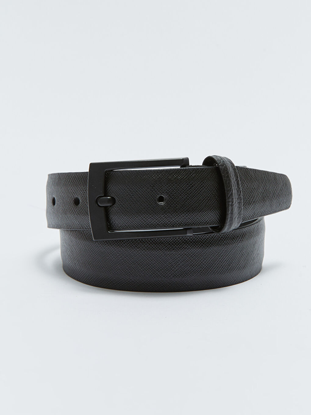 Siyah Deri Görünümlü Erkek Çocuk Kemer