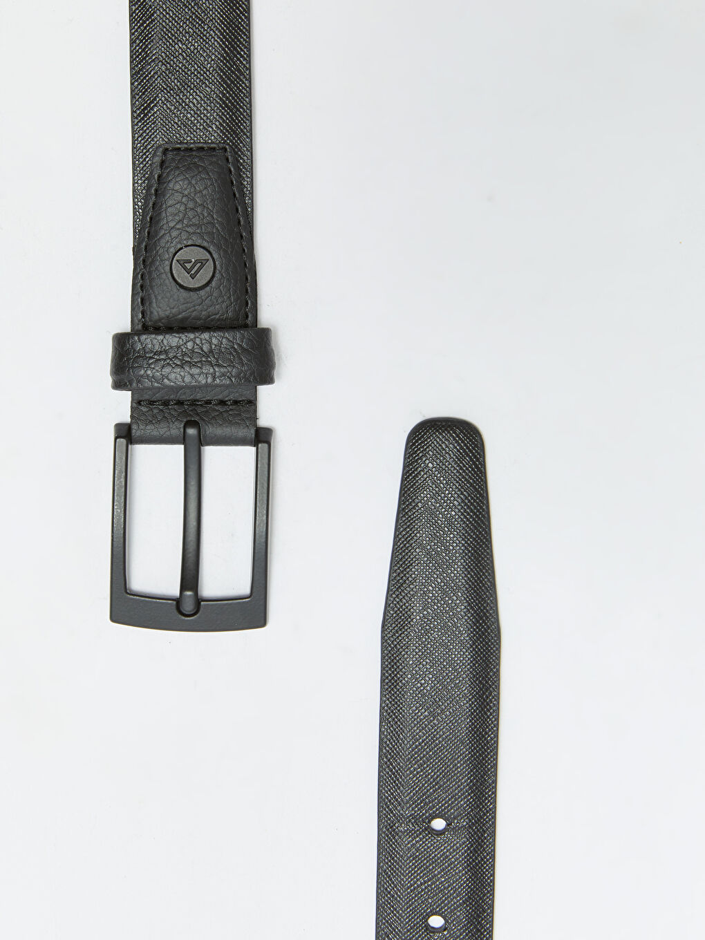 Siyah Deri Görünümlü Erkek Çocuk Kemer-2