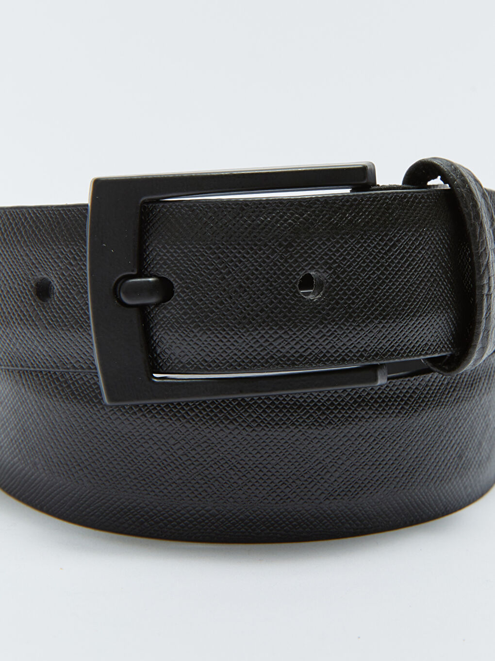 Siyah Deri Görünümlü Erkek Çocuk Kemer-3