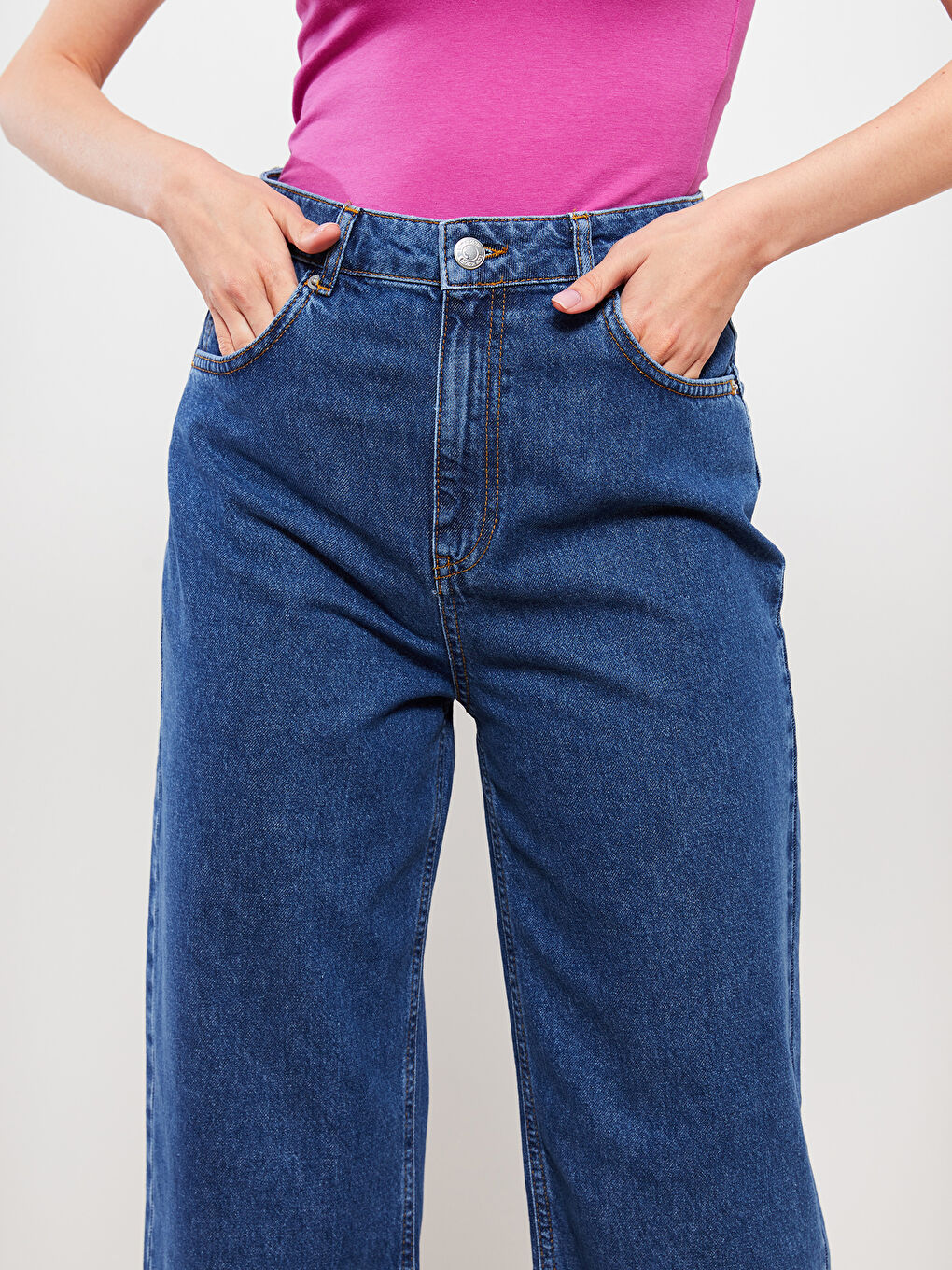 LCW Vision High Waist Wideleg Straight Wide Leg Women's Rodeo Jeans -W2FH34Z8-507