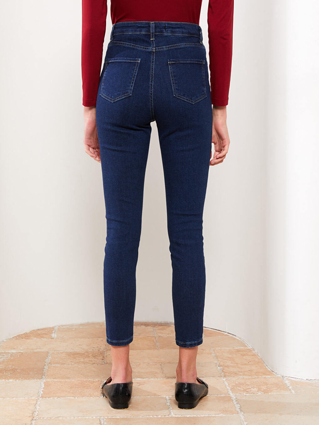Women's Mercury Skinny Fit Straight Jean Pants-4