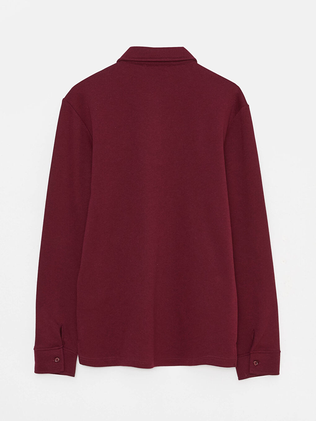 SOUTHBLUE Bordo Melanj Polo Yaka Uzun Kollu Erkek Sweatshirt - 6