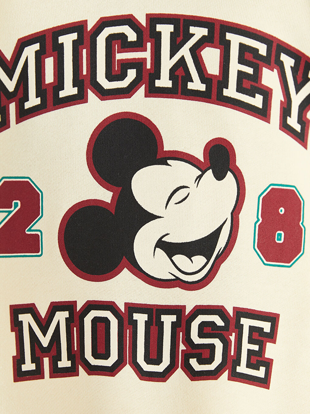 Sweat-shirt À Capuche Mickey Mouse Bébé Garçon Manches Longues avec Détail Brodé-6