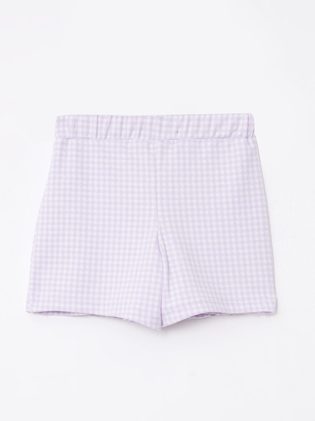 ელასტიური წელი პლედი გოგონების მოკლე ქვედაბოლო-3