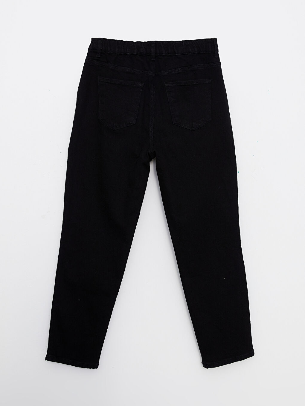 نساء جينز موم فيت بسيط-6