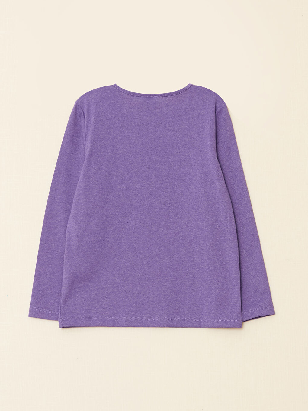 LCW ECO Crew Neck Printed Long Sleeve Girls' T-Shirt -W2FJ23Z4-Q11