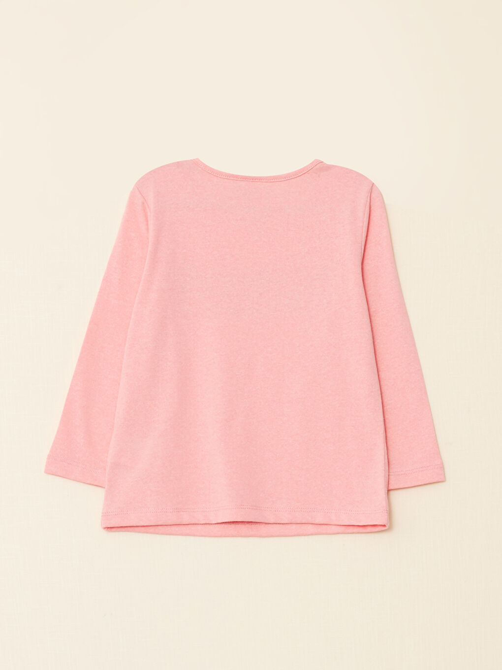 LCW ECO Crew Neck Printed Long Sleeve Girls' T-Shirt -W2FJ25Z4-RZP