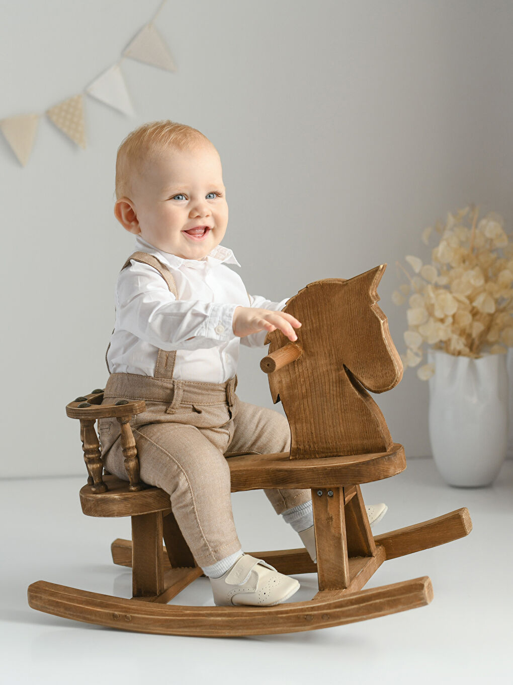 Long Sleeve Basic Baby Boys' Shirt and Pants 2 Pack Set