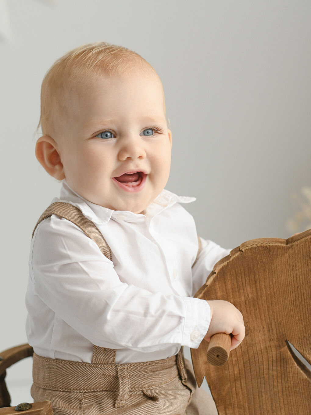 Long Sleeve Basic Baby Boys' Shirt and Pants 2 Pack Set-2