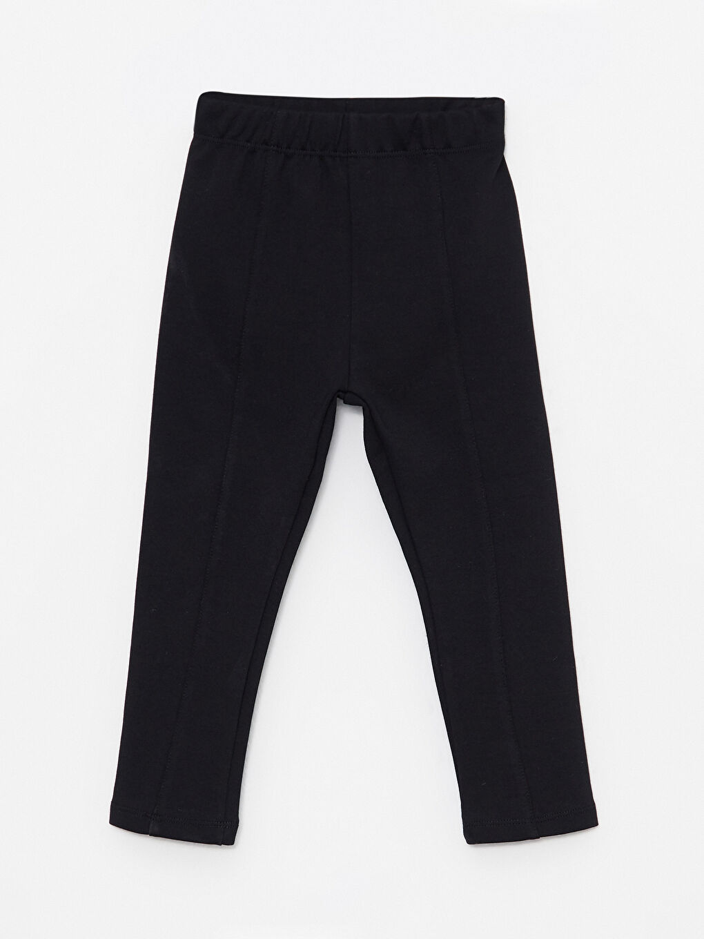 Siyah Beli Lastikli Basic Kız Bebek Tayt