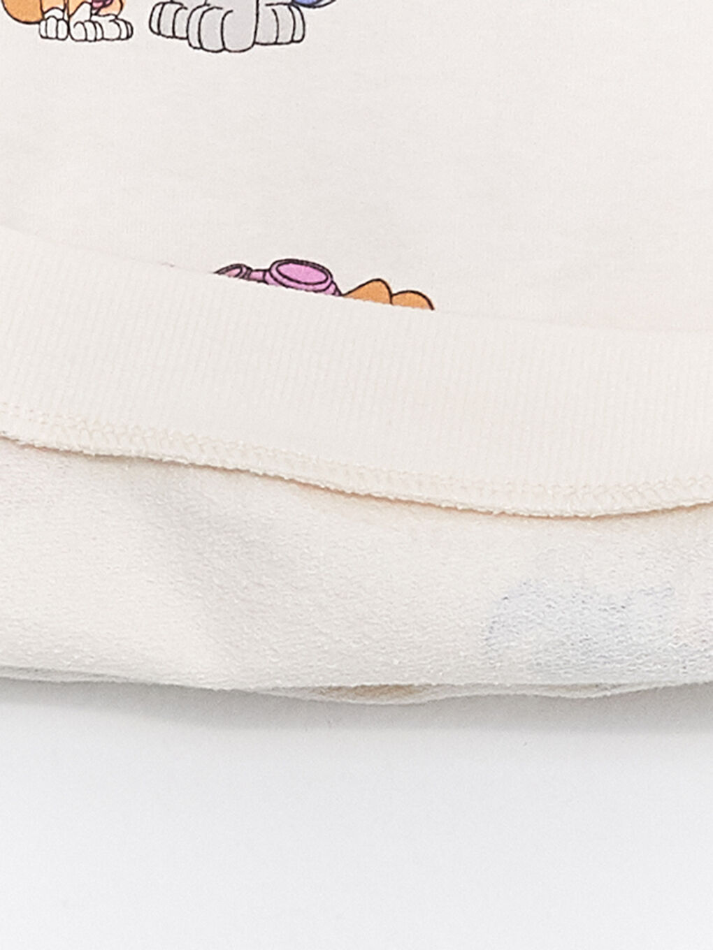 Ekru Bisiklet Yaka Uzun Kollu Paw Petrol Kız Bebek 2'li Takım-12