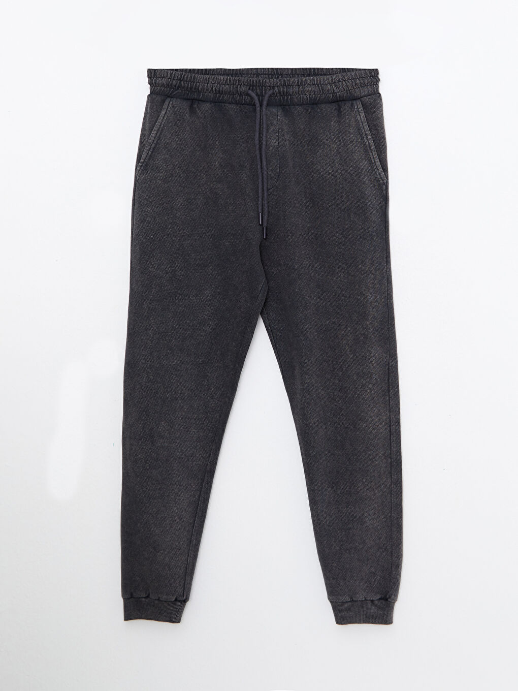 Antrasit Standart Kalıp Erkek Jogger Eşofman Altı-5