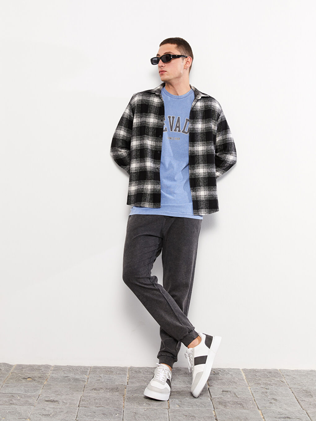 Antrasit Standart Kalıp Erkek Jogger Eşofman Altı