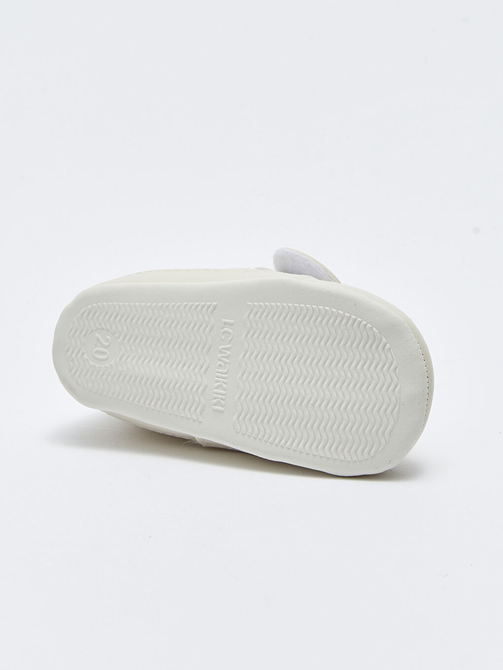 Bej Cırt Cırtlı Ponponlu Kız Bebek Yürüme Öncesi Ayakkabı-4