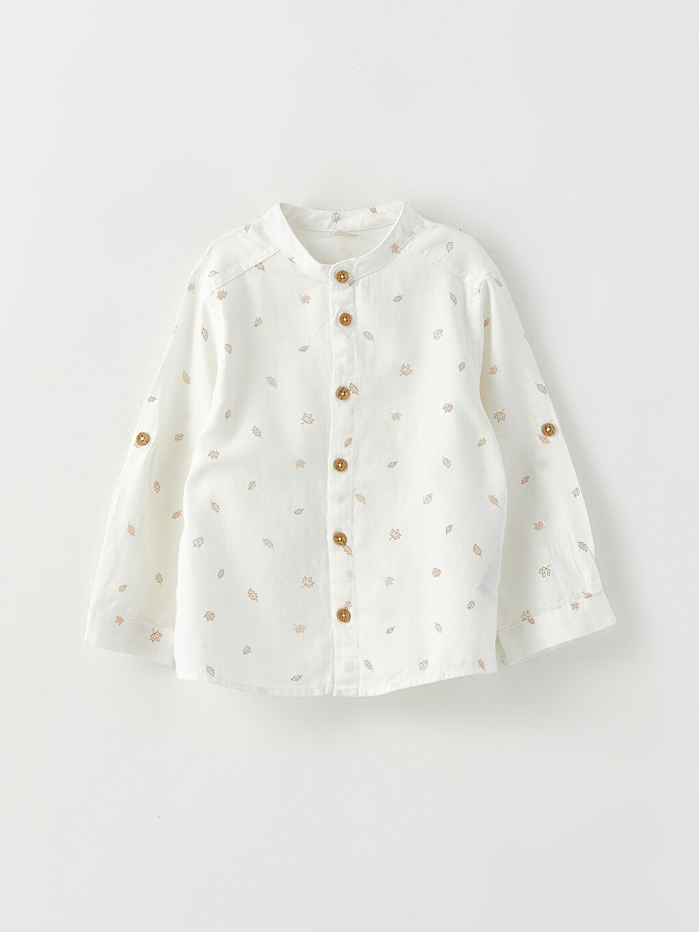 LCW baby Grandad Collar Long Sleeve Printed Baby Boy 3-Piece Suit -W2FL24Z1-LU7