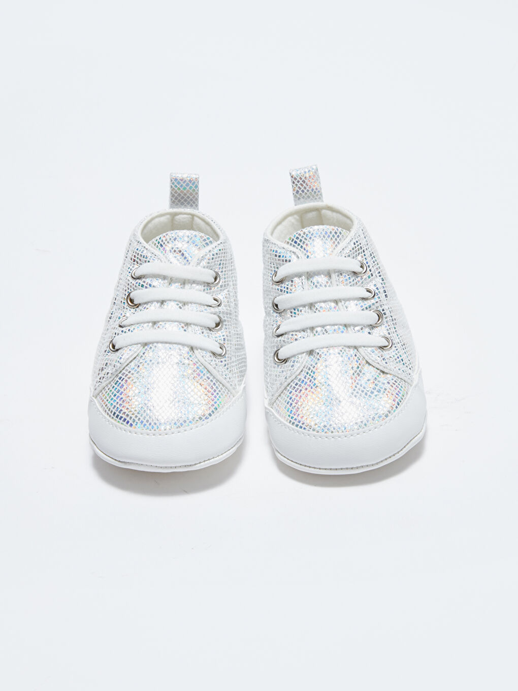 Gri Bağcıklı Kız Bebek Yürüme Öncesi Ev Botu-2