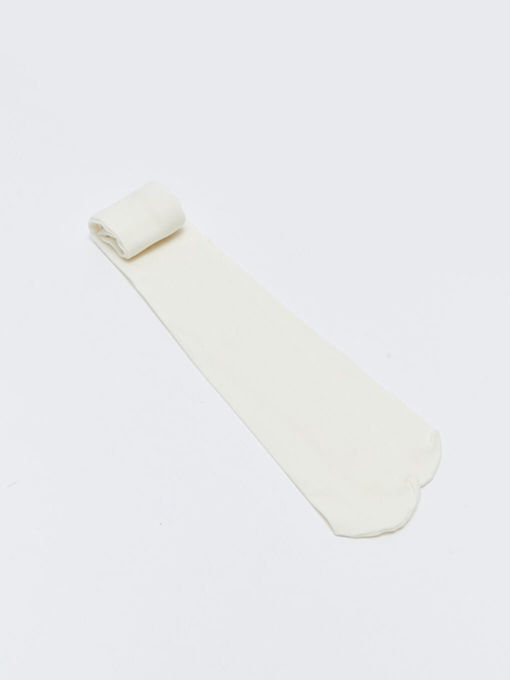 Ekru Basic Kız Çocuk Külotlu Çorap