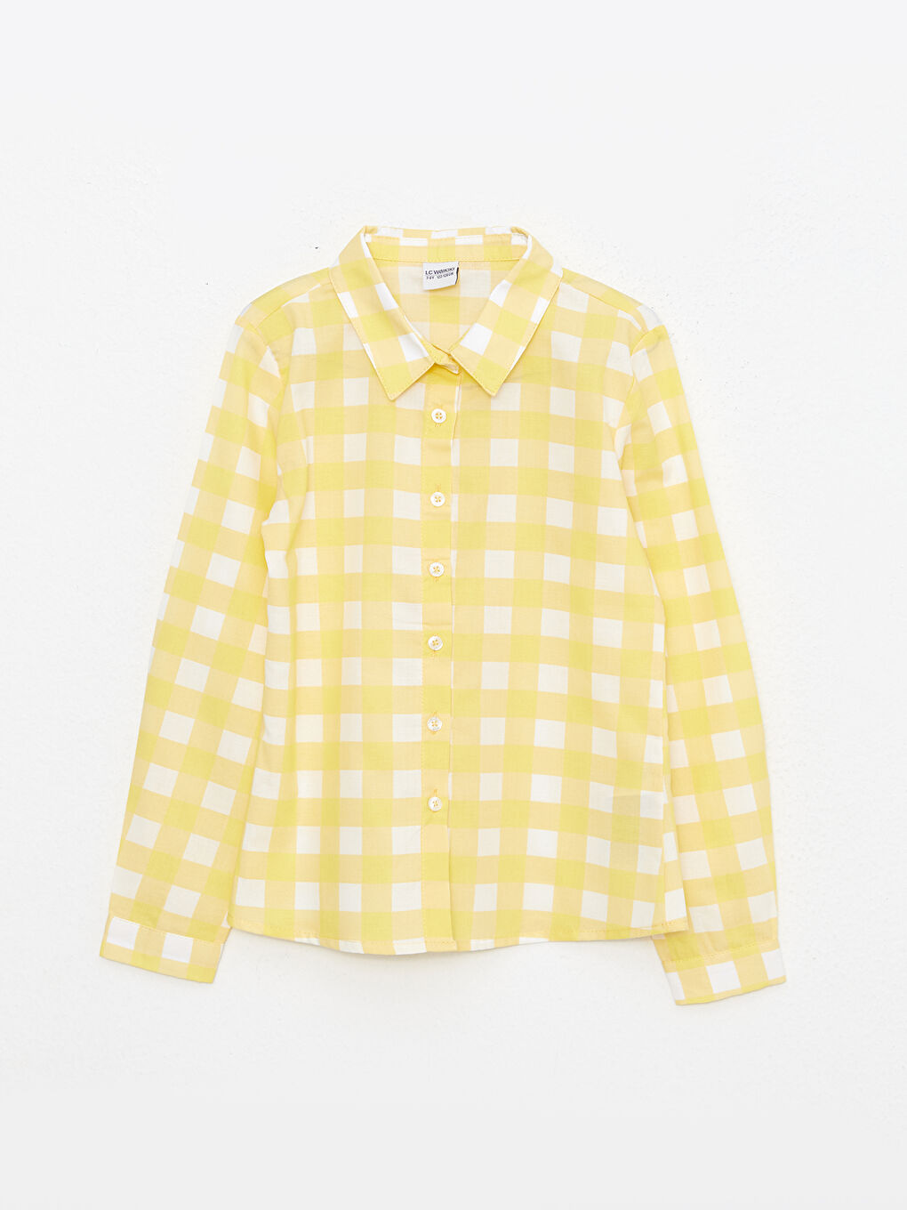 LCW ECO Plaid Long Sleeve Girls' Shirt -W2FL70Z4-LQ2