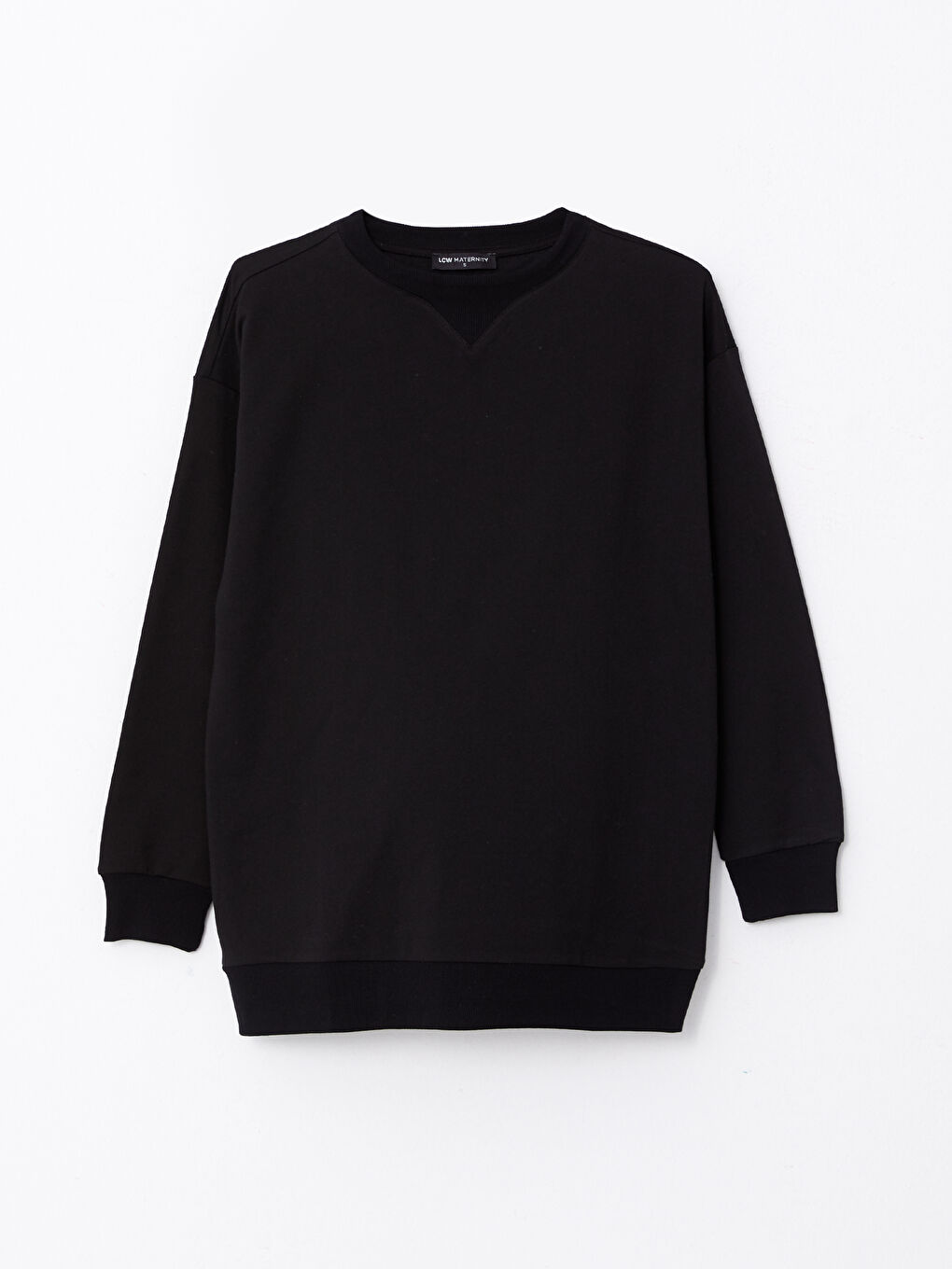 سويت شيرت سادة ياقة دائرية حوامل-5