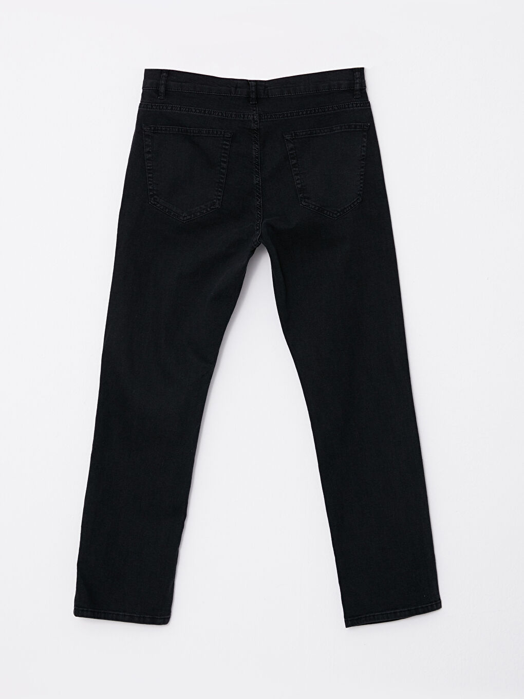 Siyah 790 Rahat Kalıp Erkek Jean Pantolon-6