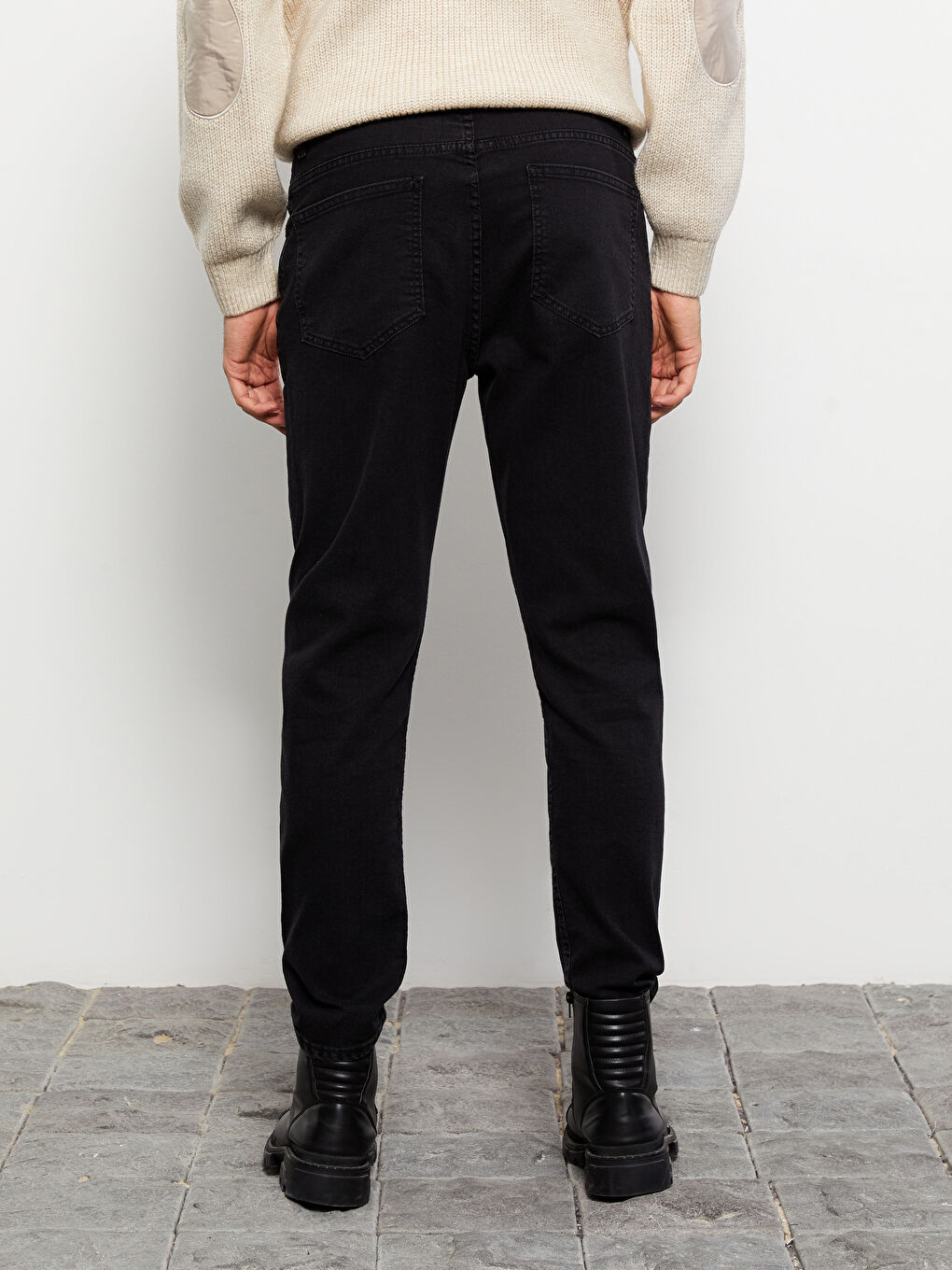 Siyah 720 Dad Fit Jean Pantolon-3