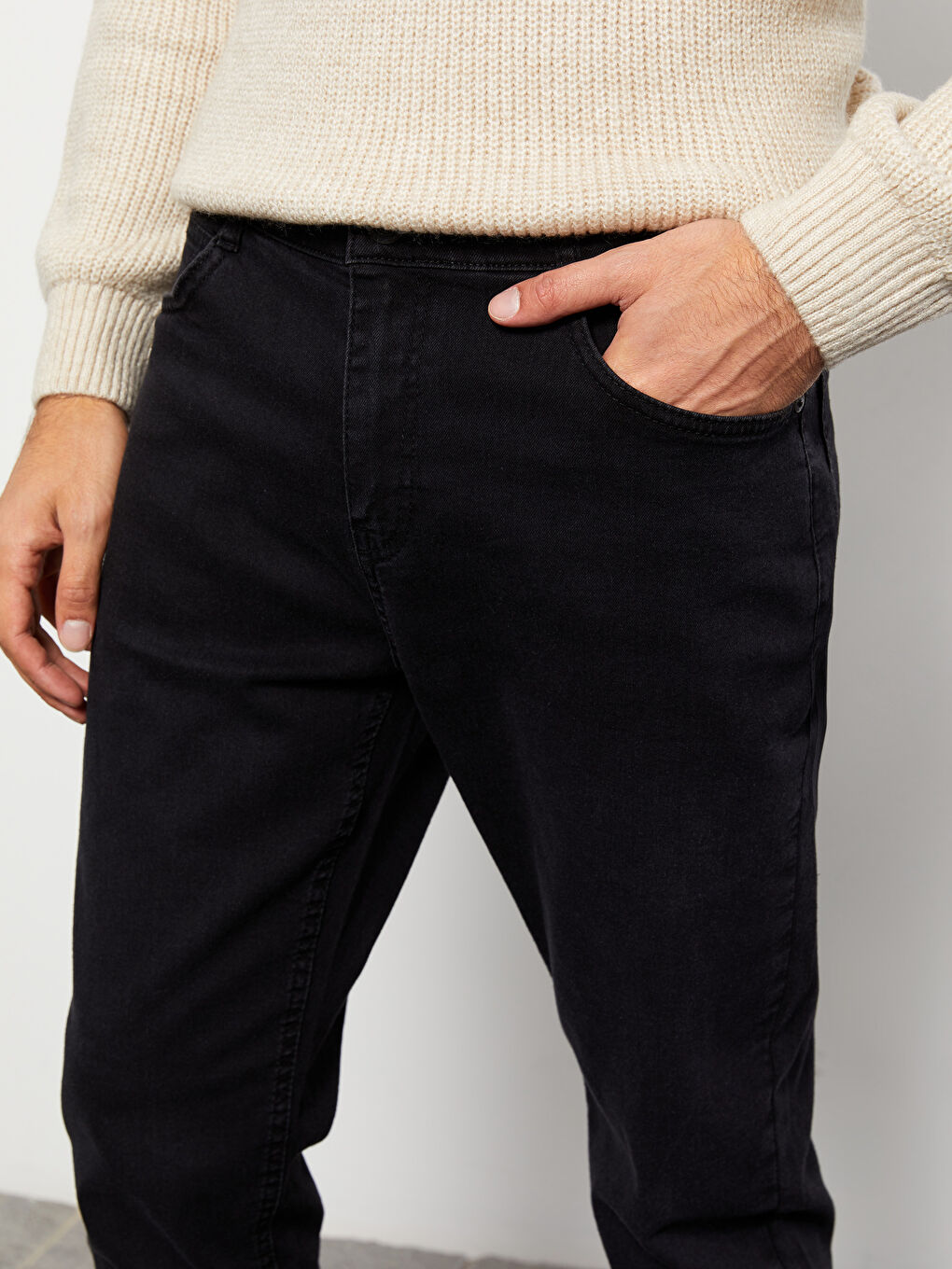 Siyah 720 Dad Fit Jean Pantolon-4