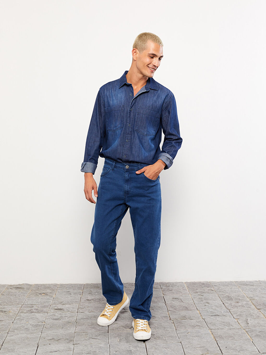 790 جينز واسع للرجال