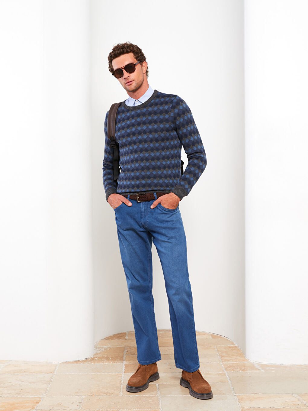 İndigo 790 Rahat Kalıp Erkek Jean Pantolon-2