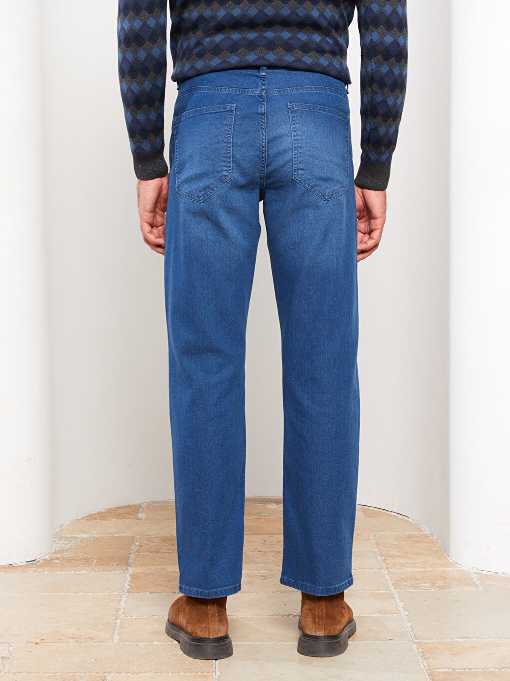 İndigo 790 Rahat Kalıp Erkek Jean Pantolon-4