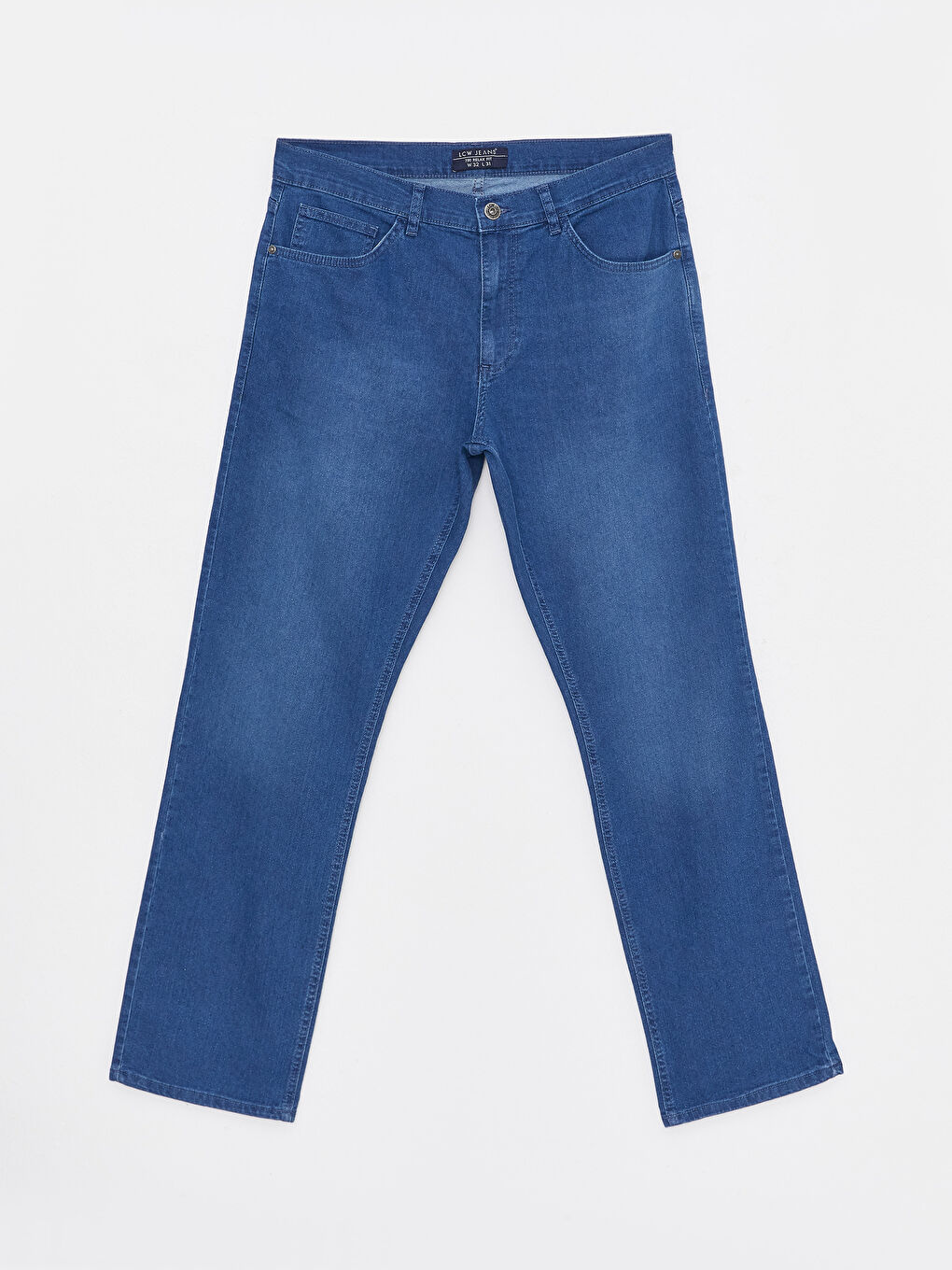 İndigo 790 Rahat Kalıp Erkek Jean Pantolon-5