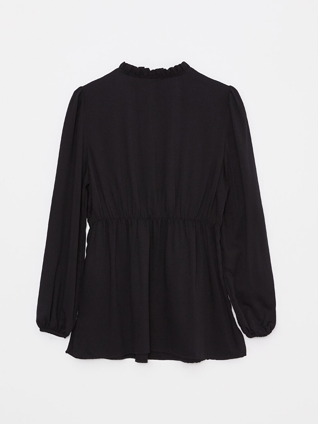 بلوزة حمل ياقة دائرية كم طويل عادي-6