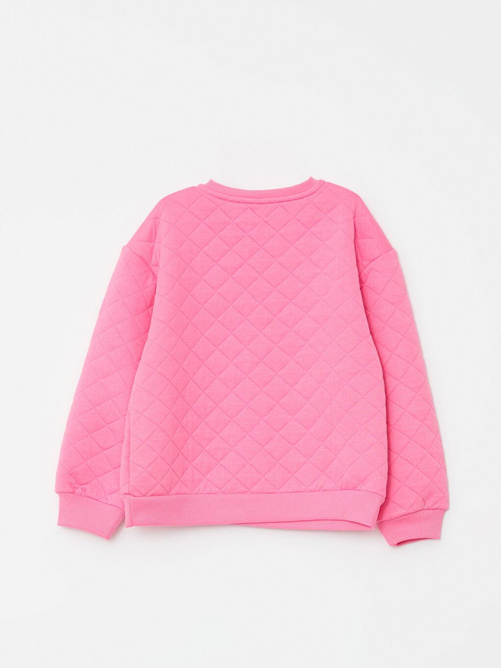 მრგვალი საყელო ნაბეჭდი გრძელმკლავიანი გოგონებისთვის თბილი ზედა-4