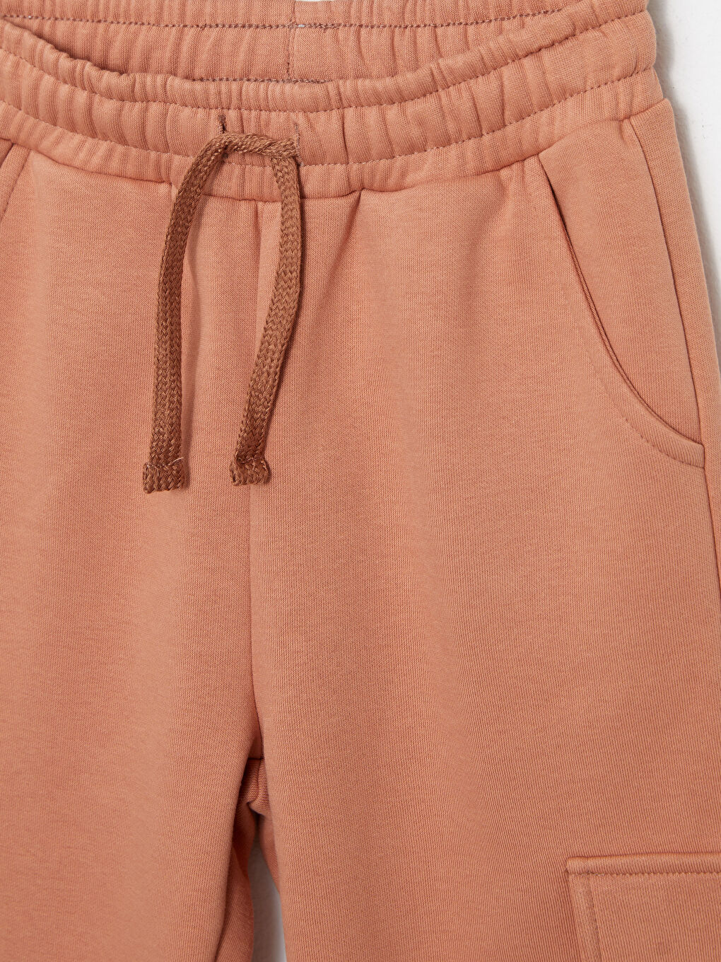 Базовые спортивные джоггеры для девочек с эластичным поясом-4