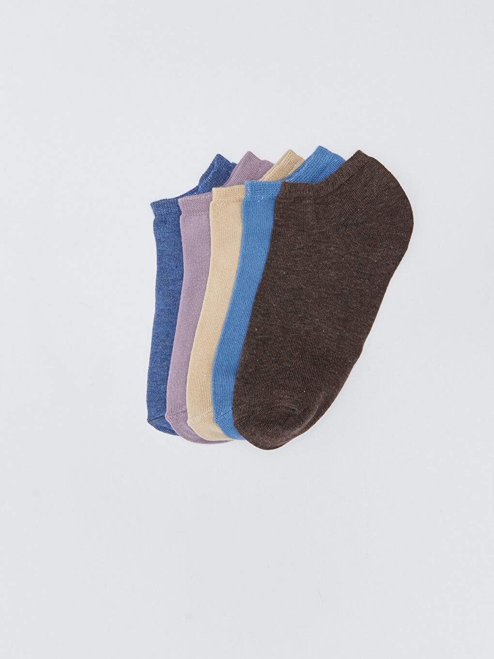 LCW ECO Women's Plain Trainer Socks 5 Pack -W2FM62Z8-SPG
